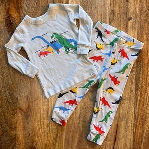 Gap 2-Piece Unisex Long Sleeve Dinosaur Pajama Set 🦖🦕